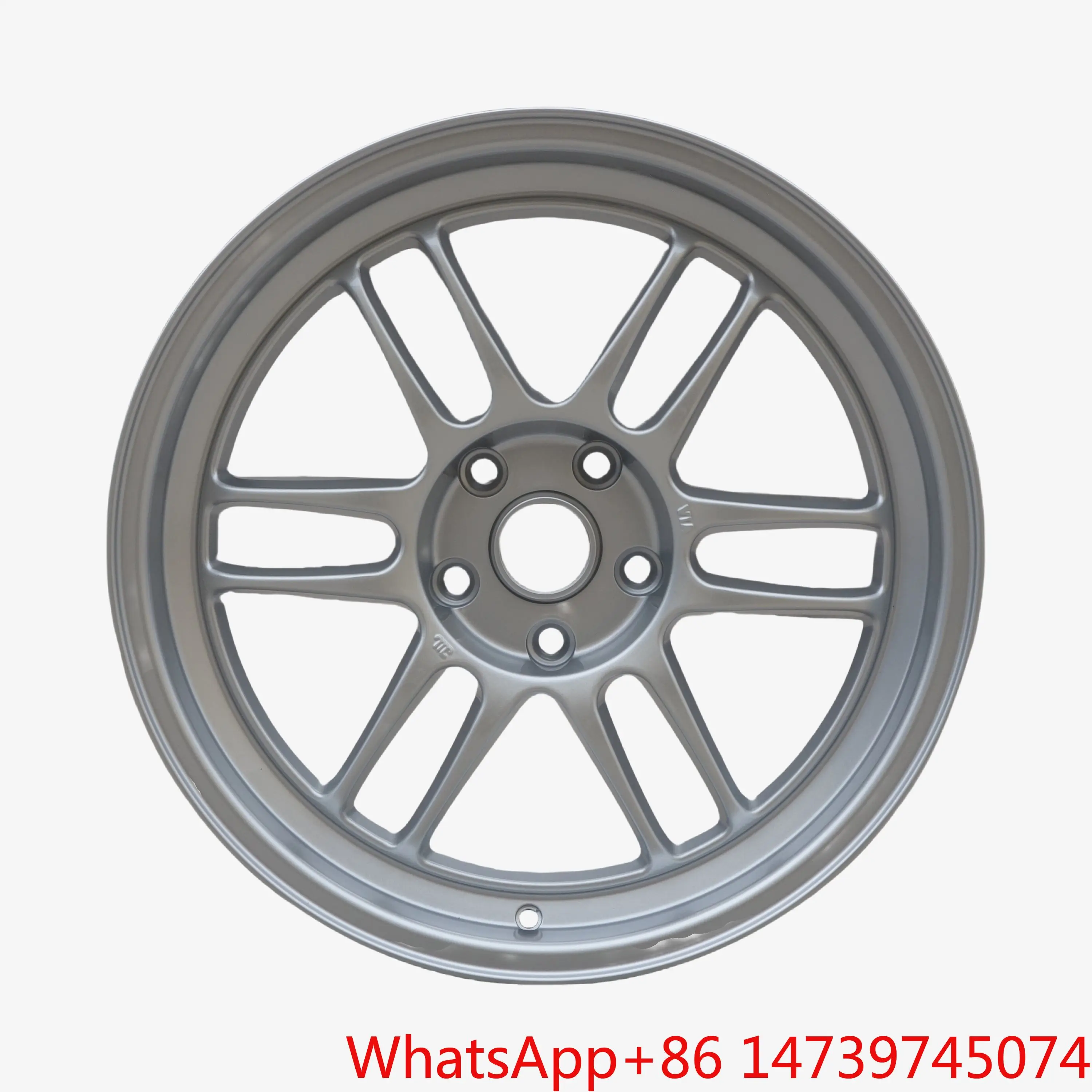 Новые 18-дюймовые легкосплавные диски Flow Form 5x114.3 серебристого цвета с глубоким ободом, OEM.