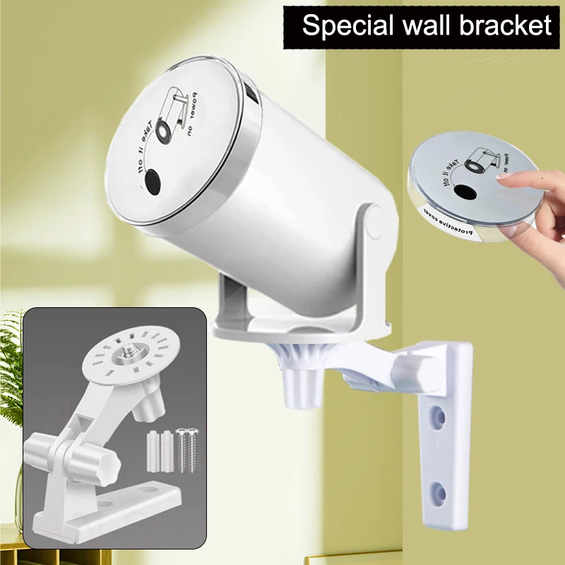 

DITONG﻿ Wall Mount Projector Stand Sturdy Durable Bracket Compatible with HY300Pro+/HY300Ultra Projector