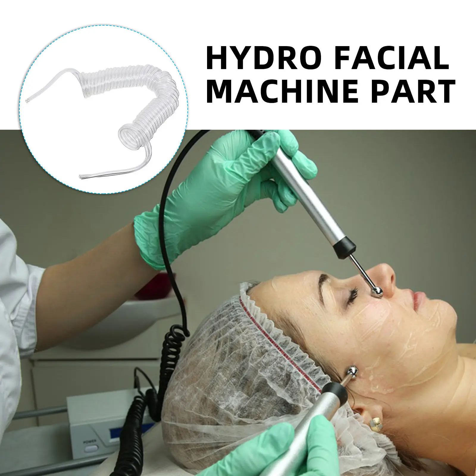 

Силиконовый шланг-насадка для распылителя для лица, для глубокой очистки, косметический инструмент, трубки для омолаживающего ухода за кожей