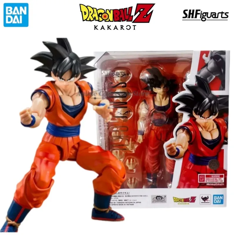 IN STOCK Bandai Dragon Ball Z Authentic SHF Son Goku 3.0 THE KIND‑HEARTED SAIYAN Anime Character Toy Model Holiday Gift