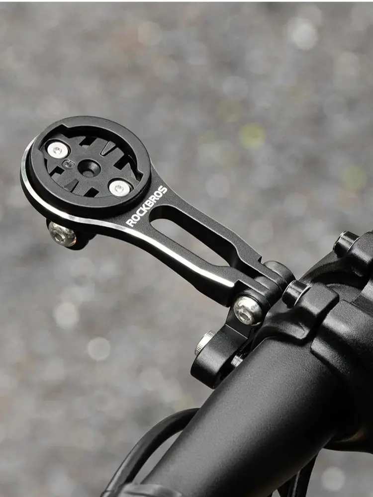 AliExpress ROCKBROS Mtb Bike Computer Mount Garmin Holder Bryton Support Speedometer Stem Dual Mount For Bicycle Lights Gopro Headlight