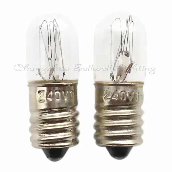 

2024 240v 3/4w E10 10x28 New!miniature Lamps Bulbs Free Shipping A351