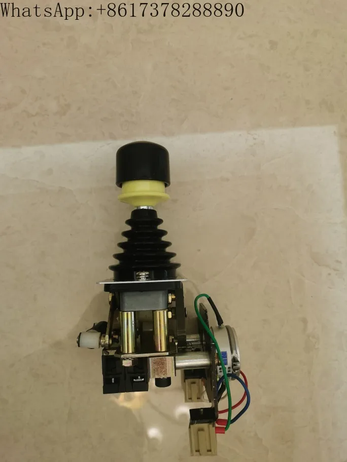 

Grip type, single-axis joystick, potentiometer, infinitely variable speed lever, metal gear, proportional valve, control switch