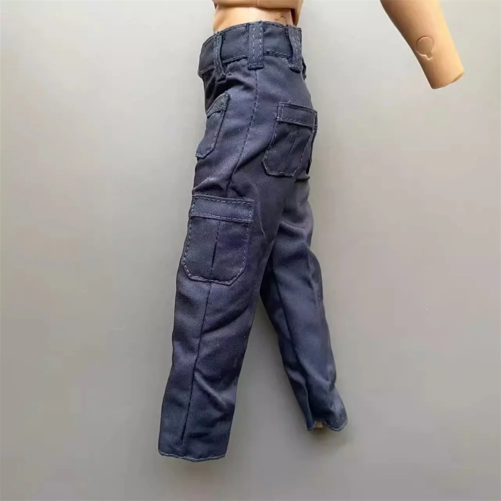 

Hot Sales 1/6th DML Toys Model Dark Blue Pant Trousers Toys Model Accessories For 12" Male Slim Body Doll Collect DIY