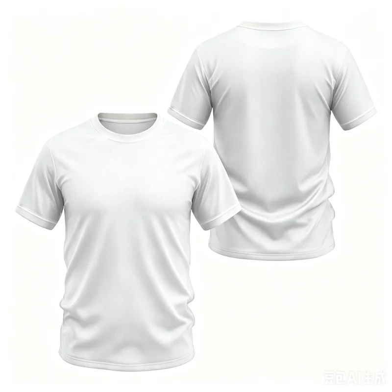 Dies ist ein spezielles weißes, individuelles T-Shirt, Sommermode, atmungsaktiv, bequem, kurzärmelig – Detail 7