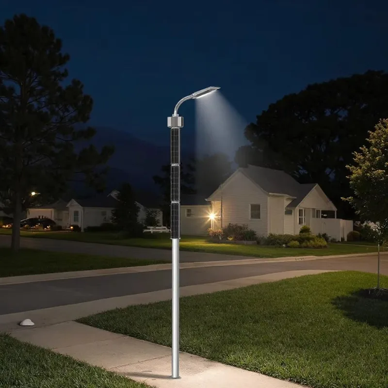 

Bes-selling 60W DC/AC Hybrid LED Solar Street Light 12 Hours Full Brightness IP66 Outdoor Lighting For Highways And Roads