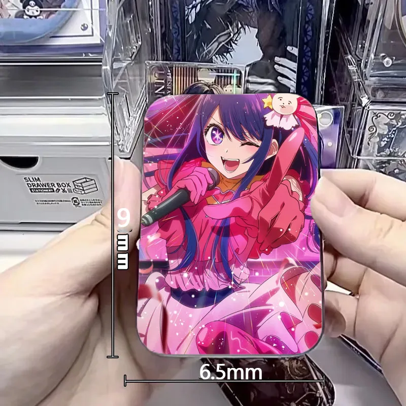 

Hoshino Ai Storage Box OSHI NO KO Rectangle Color Full Seal Student Eraser Tidy Case Gaine Study Supplies Stationery Medicine