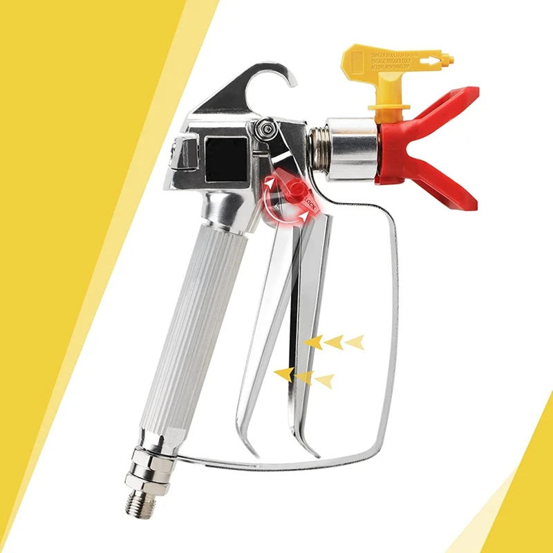 1 Uds. Máquina de pulverización de pintura sin aire de alta presión 3600 PSI con 4 juntas giratorias 211,515,517,621 y 4 filtros