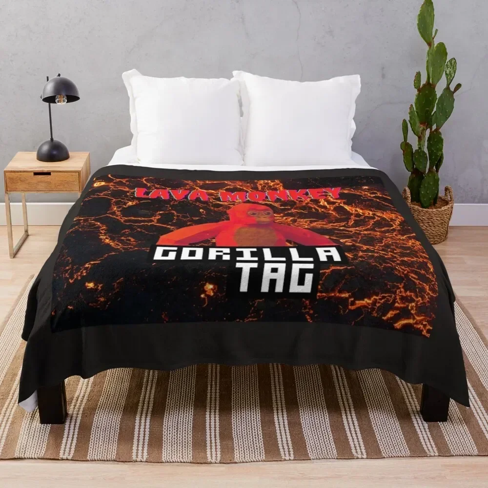 

Gorilla Tag, LAVA Monkey! Throw Blanket Soft Warm Blanket Gift for Men Women Adults