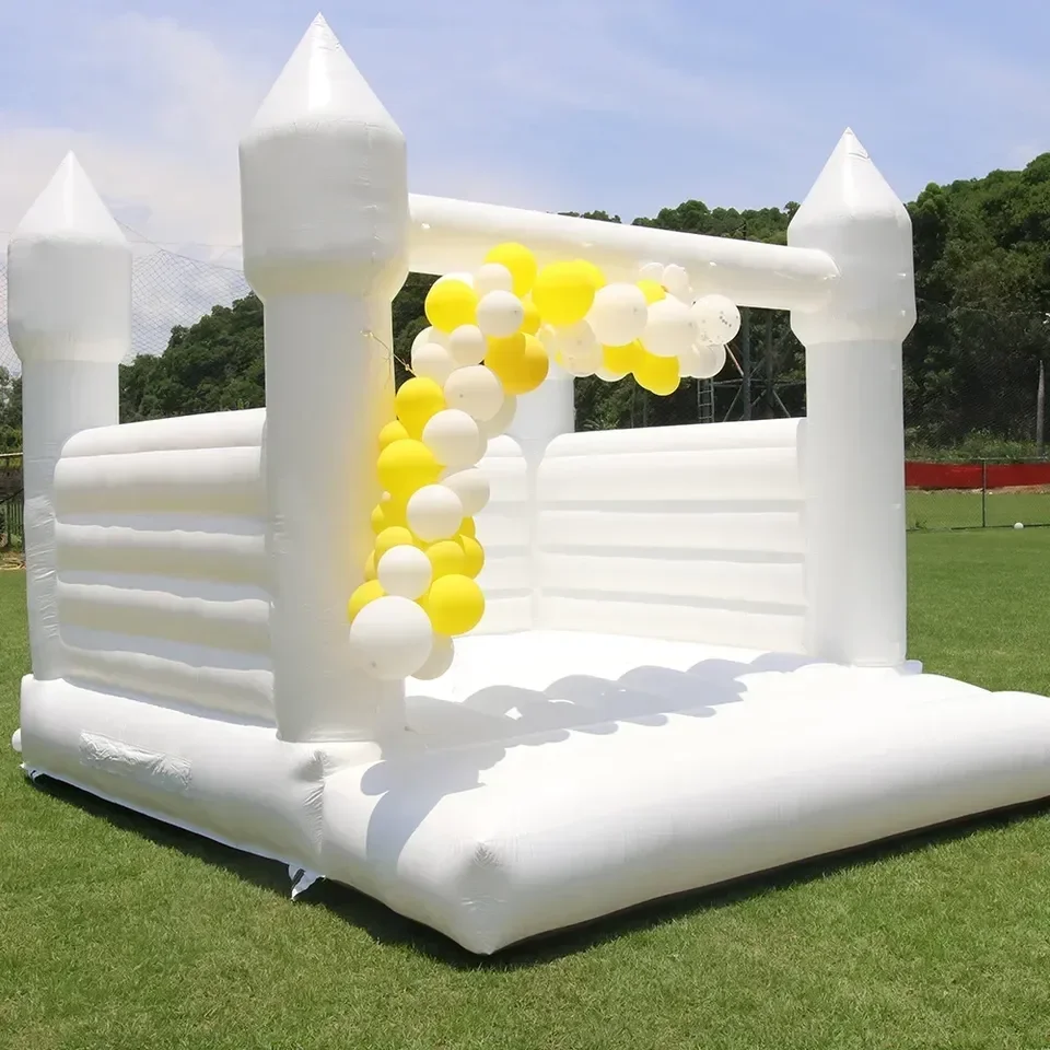 Розовый 10-13 футов/3 м-4 м надувной замок Bounce House детская горка игрушка для дня рождения и аренды свадебных мероприятий