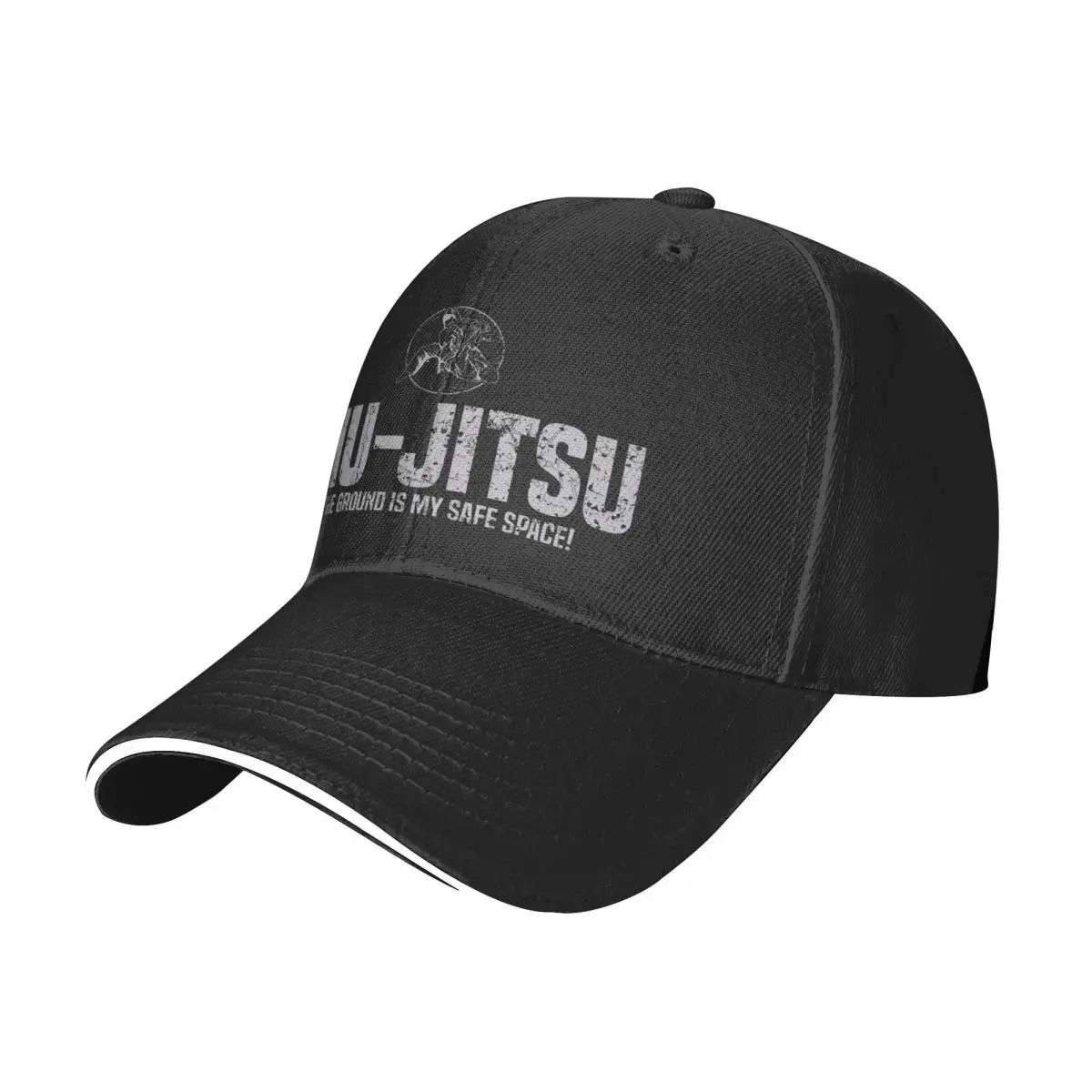 Jiu Jitsu The Ground Is My Safe Space Sun Cap Men's Cap Women's Cap Caps For Men Summer 2024 Man Hat Baseball Cap