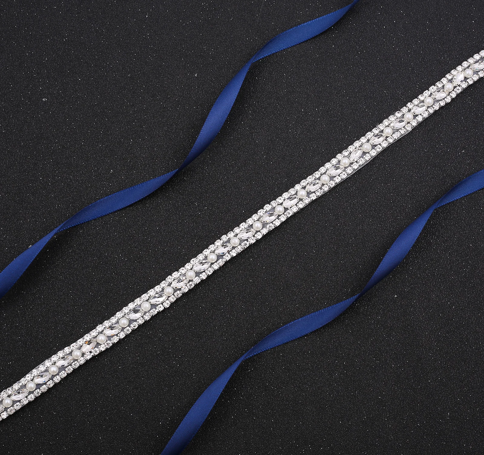 NZUK Bling Rhinestones Belts Crystal Bride Belt wedding dress thin belt for Evening party Dress Wedding Accessories