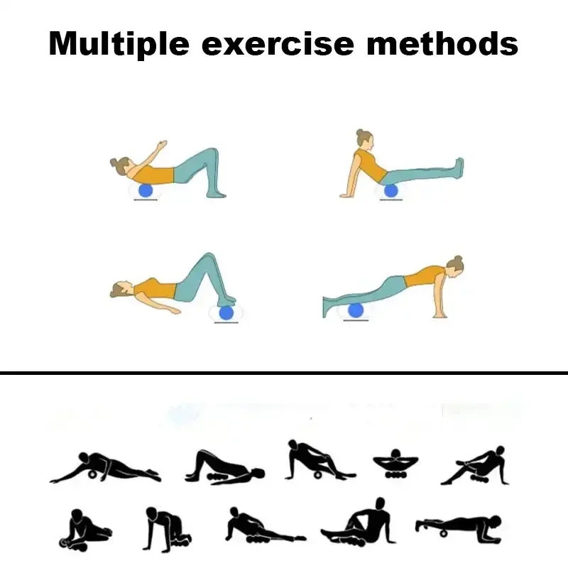 Rodillo de espuma EPP en forma de hueso para masaje muscular, columna de rodillo de liberación miofascial para gimnasio, Yoga, deportes, eje,