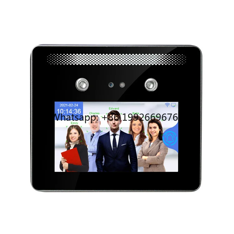 Free SDK Software 5 Inch AI Dynamic Face Recognition Time Attendance  USB-Disk RFID QR Code School Access Control System