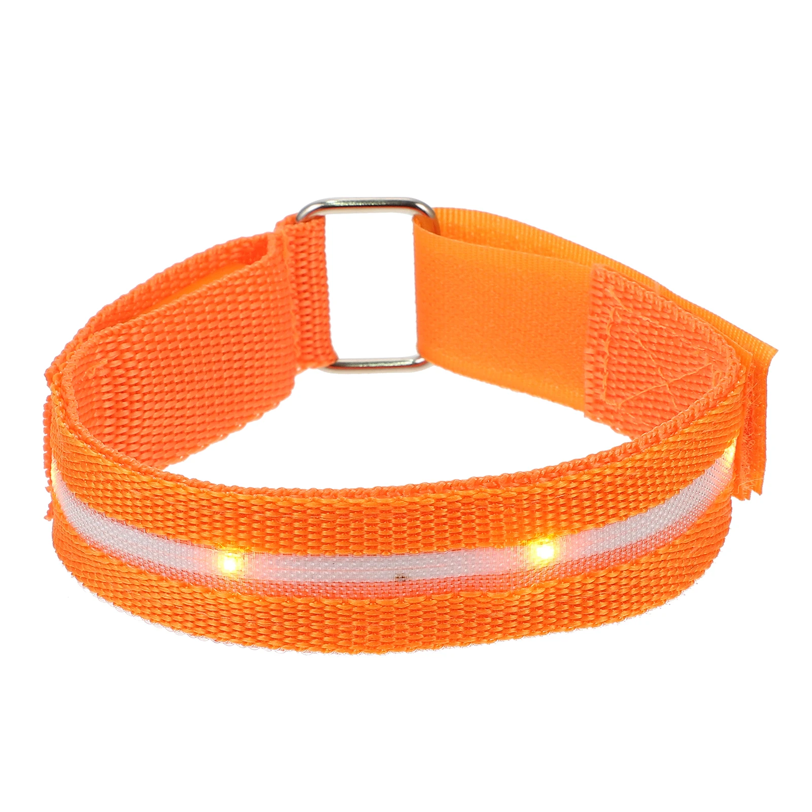 

Wrist Band Luminous Armband LED Glowing Bracelet Light Up Fashion Running Orange Night