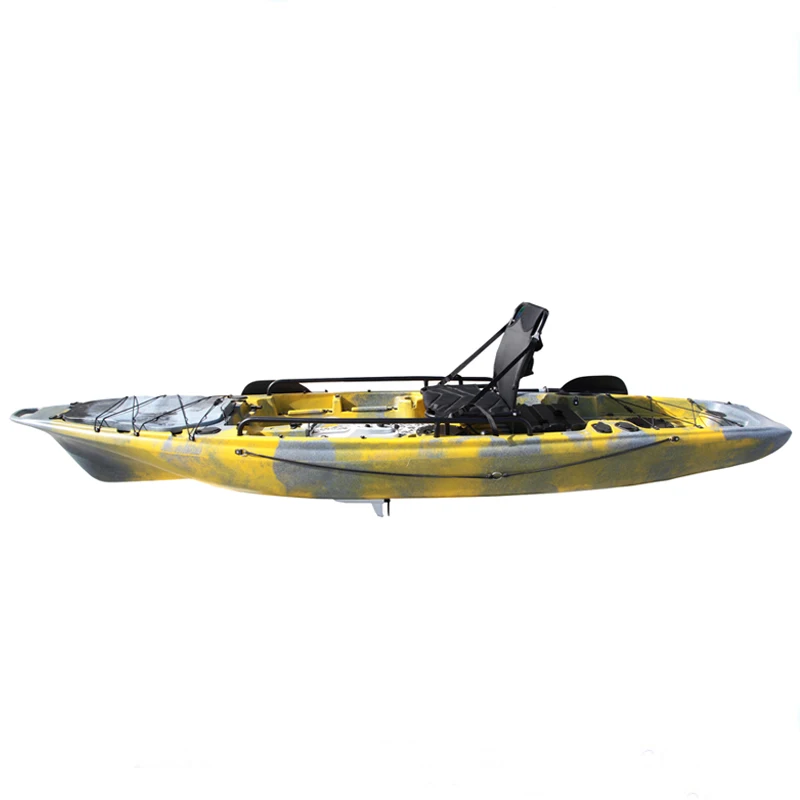 manufacturers offshore aluminum single sit on seat motorised pedal drive best fishing boat kayak with electric motor