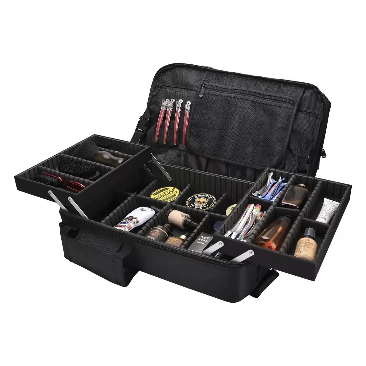 Professional Barber Supplies Oxford FabricLarge Capacity Portable Barber Hairdressing Tools Storage Bag Barber Cosmetic Backpack