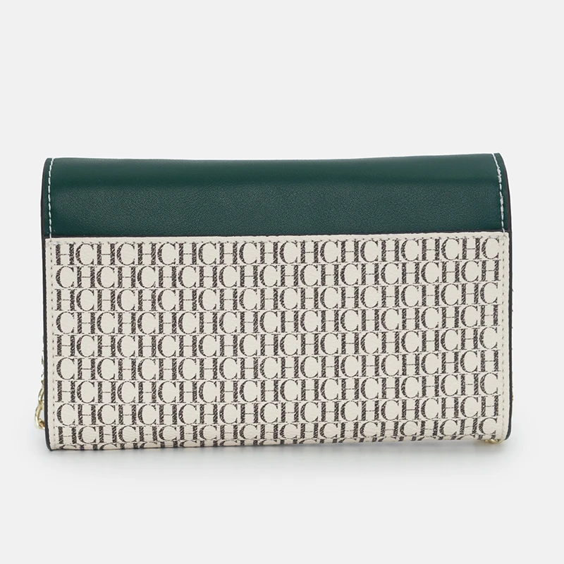 حقيبة سلسلة نسائية عصرية من CH عالية الجودة مطبوعة بحروف مع شعار معدني حقيبة كروس نسائية جديدة محمولة