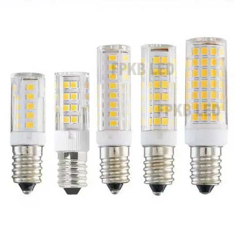 18W 15W 12W 9W 7W  E14 LED Bulb Lamp 220V-240V Mini Corn Bulb Light 2835SMD 360 Beam Angle Replace Halogen Chandelier Lights
