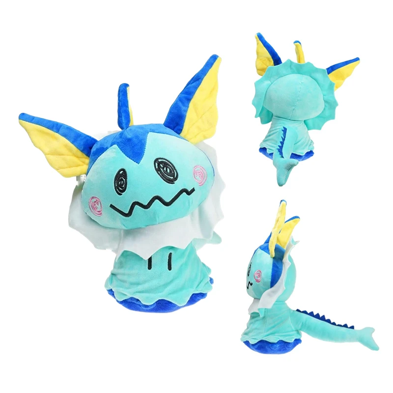 Pokemon Eeveelution Mimikyu peluche ripiene Glaceon Leafeon Jolteon Eevee Kawaii Anime Figure Dolls regalo di natale di compleanno per bambini