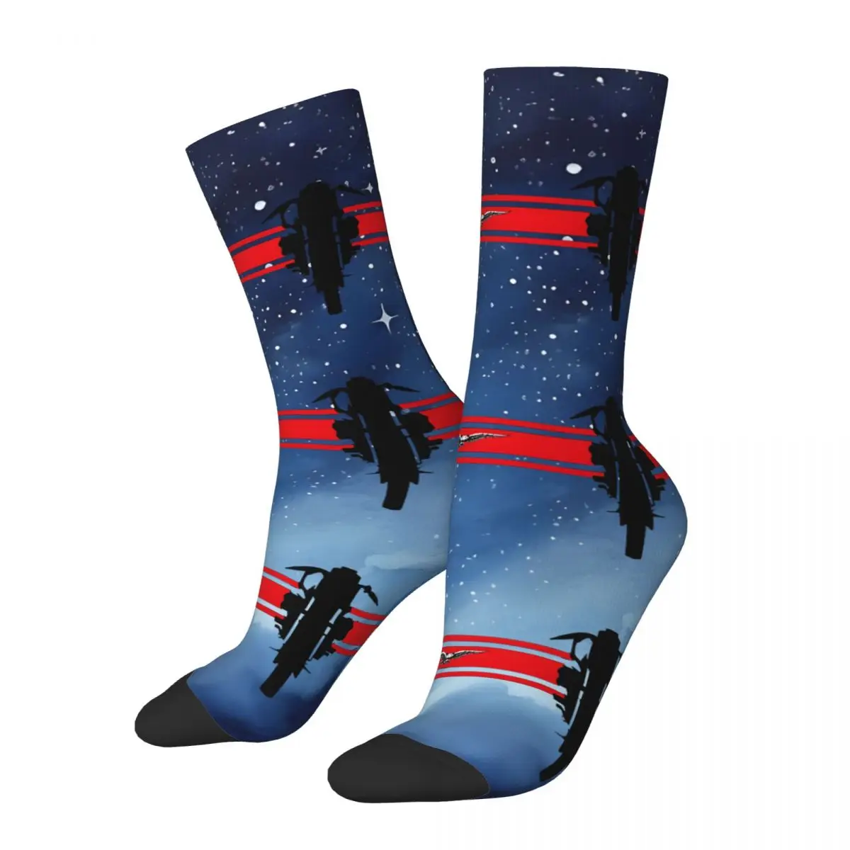 Crazy compression Classic V7 Sock for Men Harajuku M-Moto Guzzis Quality Pattern Crew Sock Novelty