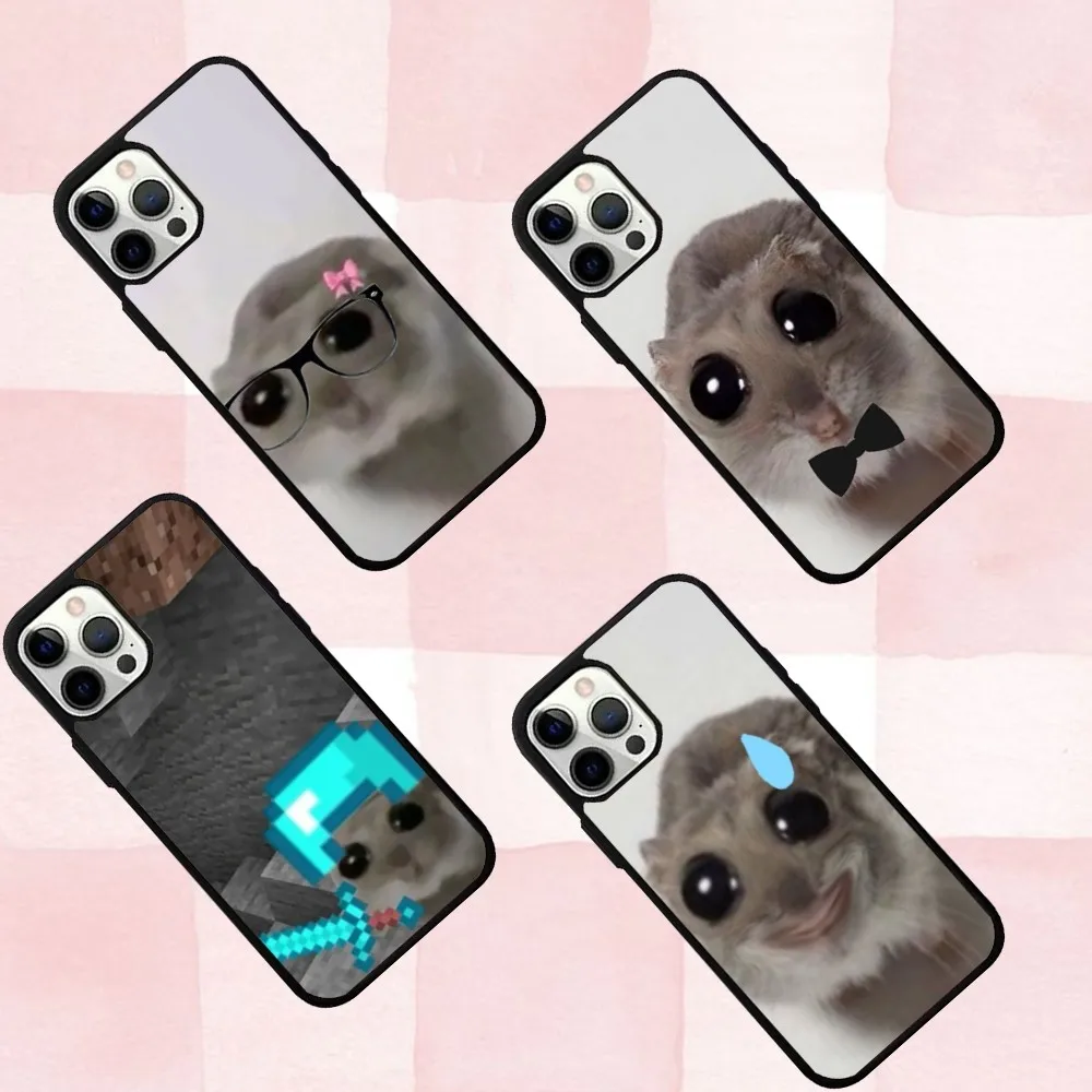 

Funny Sad Hamster Meme Phone Case For IPhone 16,se4,15,Pro,Max,Case 14,Plus,13,12,11 Magesafe Magnetic Wireless Charge Cover