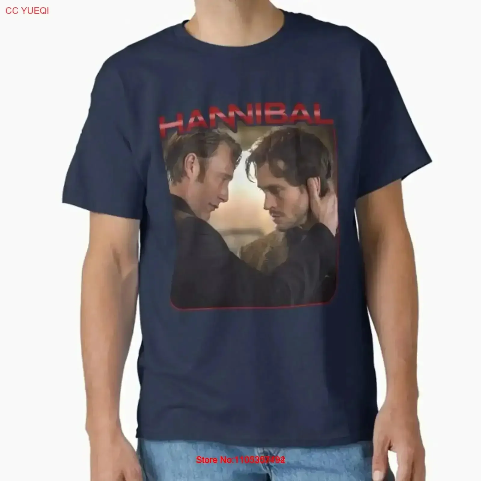Surprise Hannigram Mads Mikkelsen Lecter T Shirt Made in US AUS Size S 2XL vintage Washed Versatile Stylish Comfortable