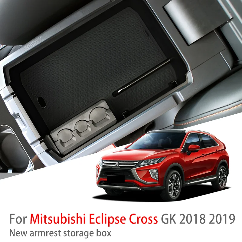 Auto Parts Suitable For Mitsubishi Eclipse Cross GK 2018 2019 Car Center Console Armrest Storage Box Multifunctional Accessories