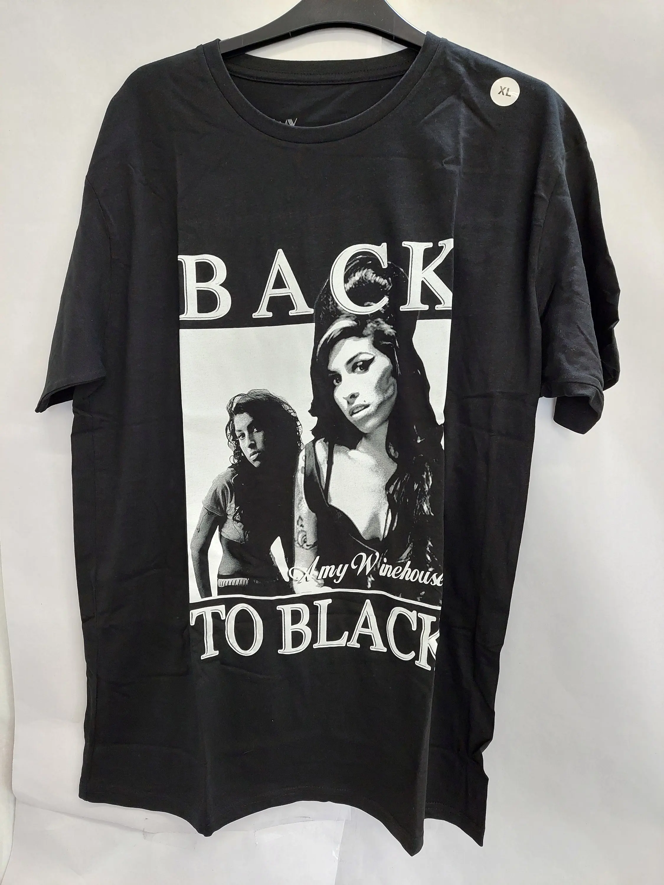 Amy Winehouse Back to Black OFFICIAL T Shirt Mens