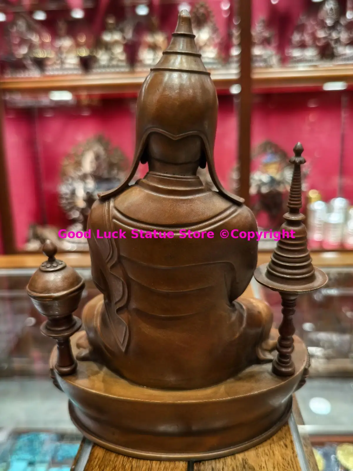high quality Rare Buddha statue Atisa Aa ti sha tibet dpalmar me mdzad ye shes altar supplies HOME family temple worship 23cm - Image 6