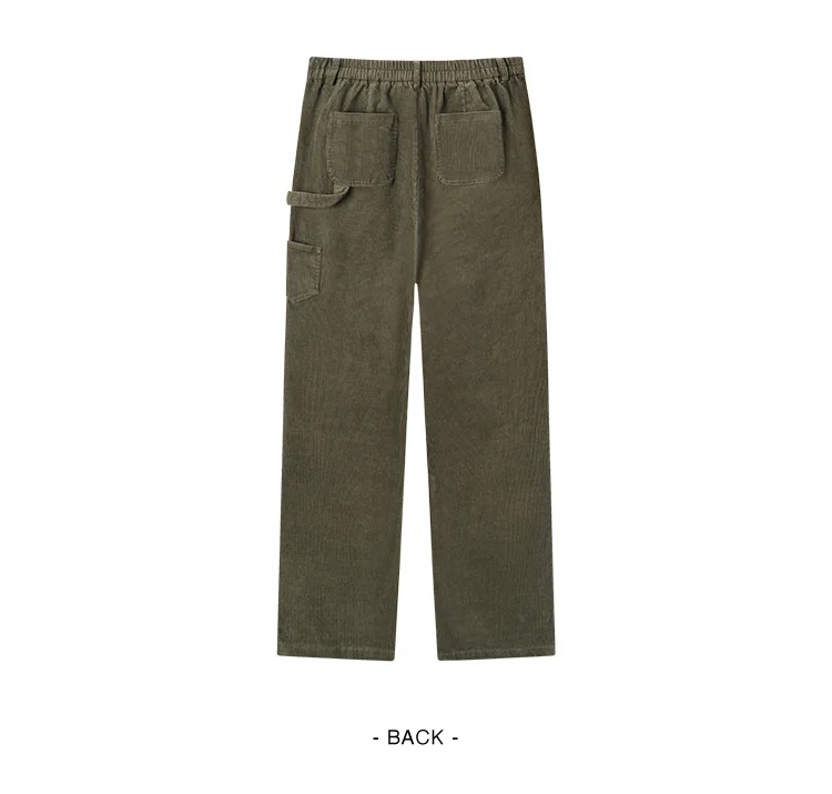 Semir Freizeithose für Damen, Cord-Baumwolle, weites Bein, Hose, 2025, neuer Winter-Vintage-Arbeitskleidungsstil – Detail 8