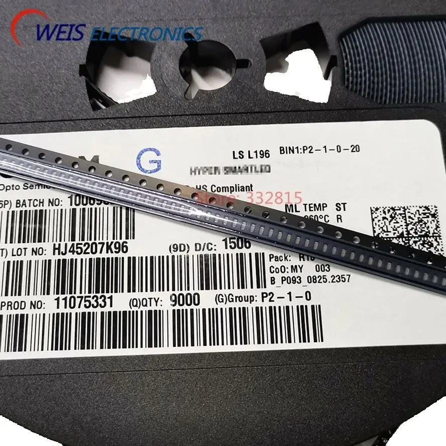 20 PZ LS L196-N1R2-1 MINI 0603 Super ROSSO SMD LED LAMPADE PER AUTO PERLINE LIQUIDI iper SMART LED LS L196 LSL196