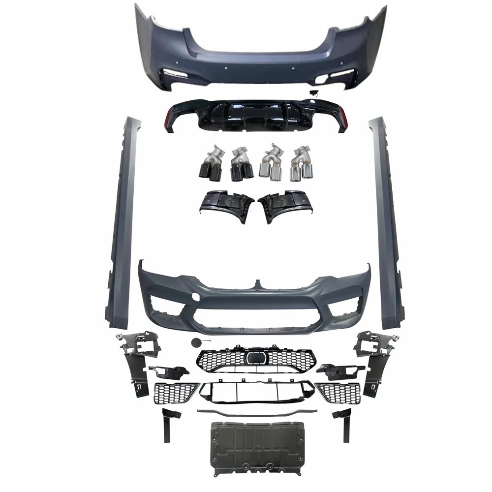 

G30 M5 Style Body Kit Front Bumper Rear Bumper G30 Complete Body Kit for BMW 5 Series G30