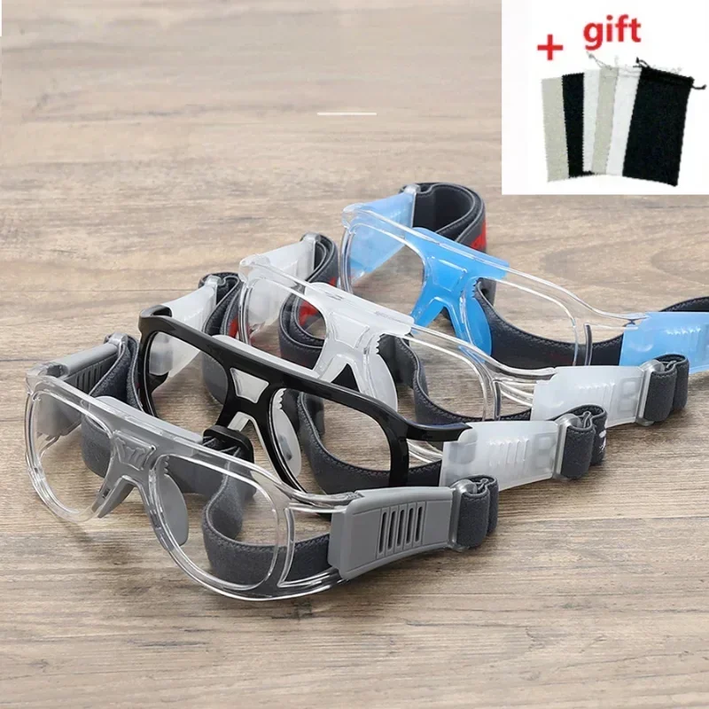 Myopia Basketball Glasses Sport Eyewear Football Anti-Collision Glasses Aspheric Color  Photosensitive Changing Spectacle Lenses