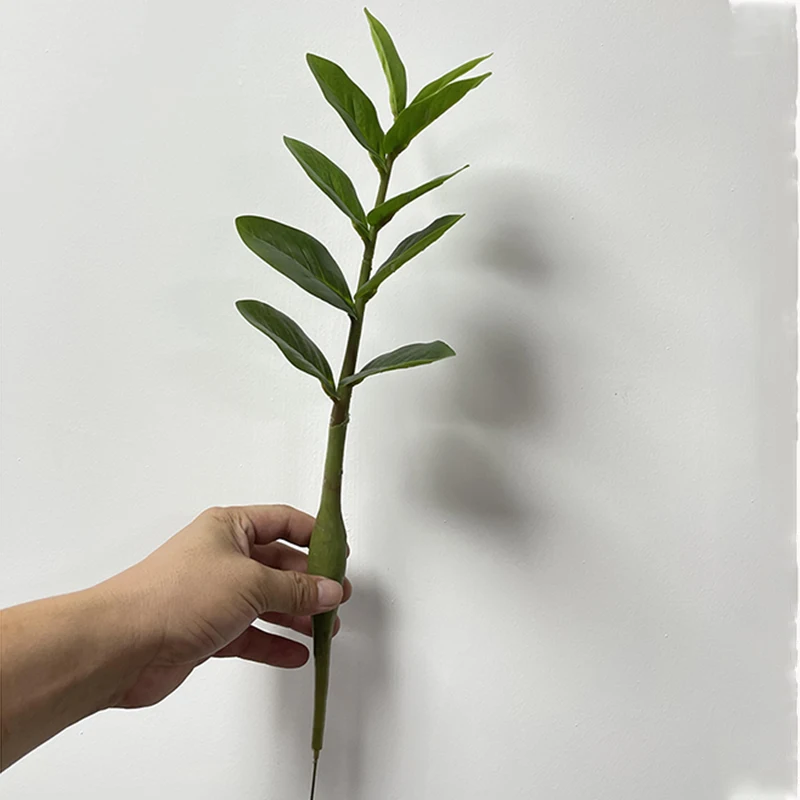 40-70cm Fake Ficus Tree Artificial Money Leaf Plants Plastic Banyan Leaves Real Touch Zamioculcas Plants For Home Shop Decor