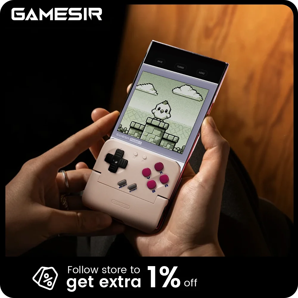 GameSir Pocket Taco Vertical Retro Gaming Mobile Controller, Portable Clamp-Style Gamepad for Classic Arcade Games