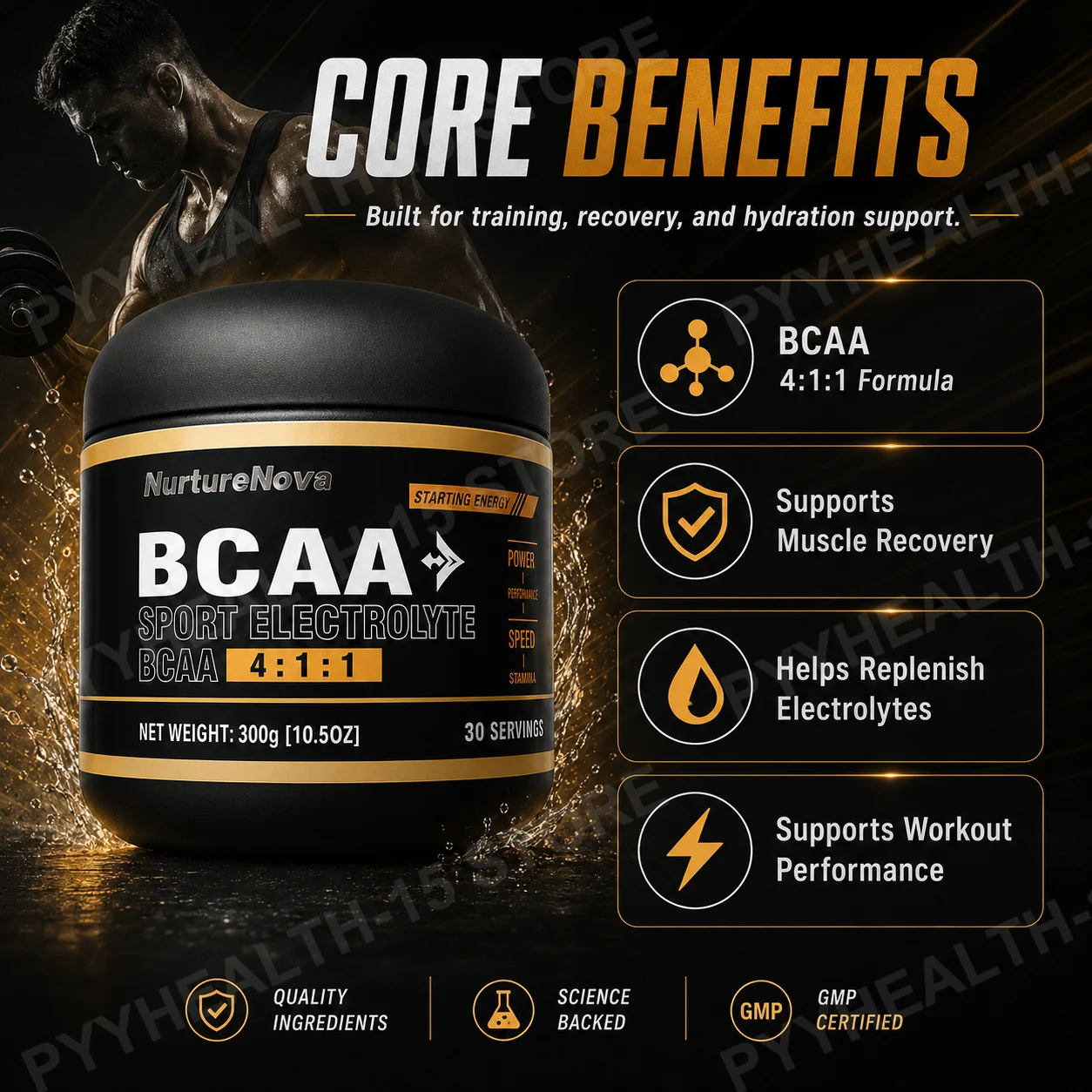 NurtureNova BCAA 4:1:1 Amino A - Bcaa Amino Acid Drink ulasan dan harga