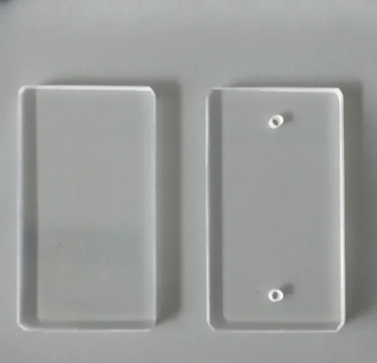 Calcium fluoride square window 41X23X4mm (can be used for quantitative detection of water containing samples)