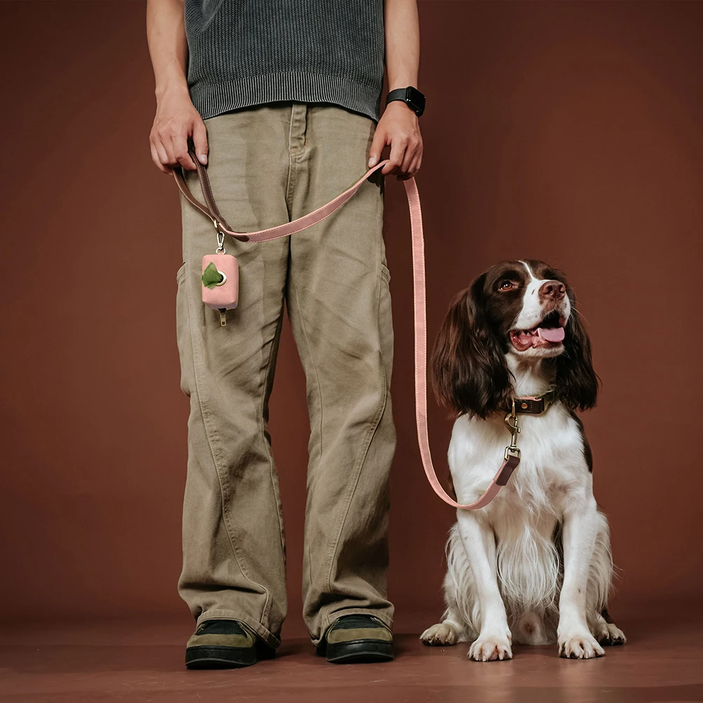 1,5m Lange PU-Leder Gepolsterte Hundeleine Langlebige & Retro-Hundeleine für Kleine und Mittelgroße Hunde in 9 Farben Erhältlich – Detail 19