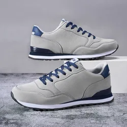 2024 New Couple Sneakers Lightweight Men's Running Shoes Flexible Women Walking Shoes Anti-slip Lace-up Tennis Big Size Flats
