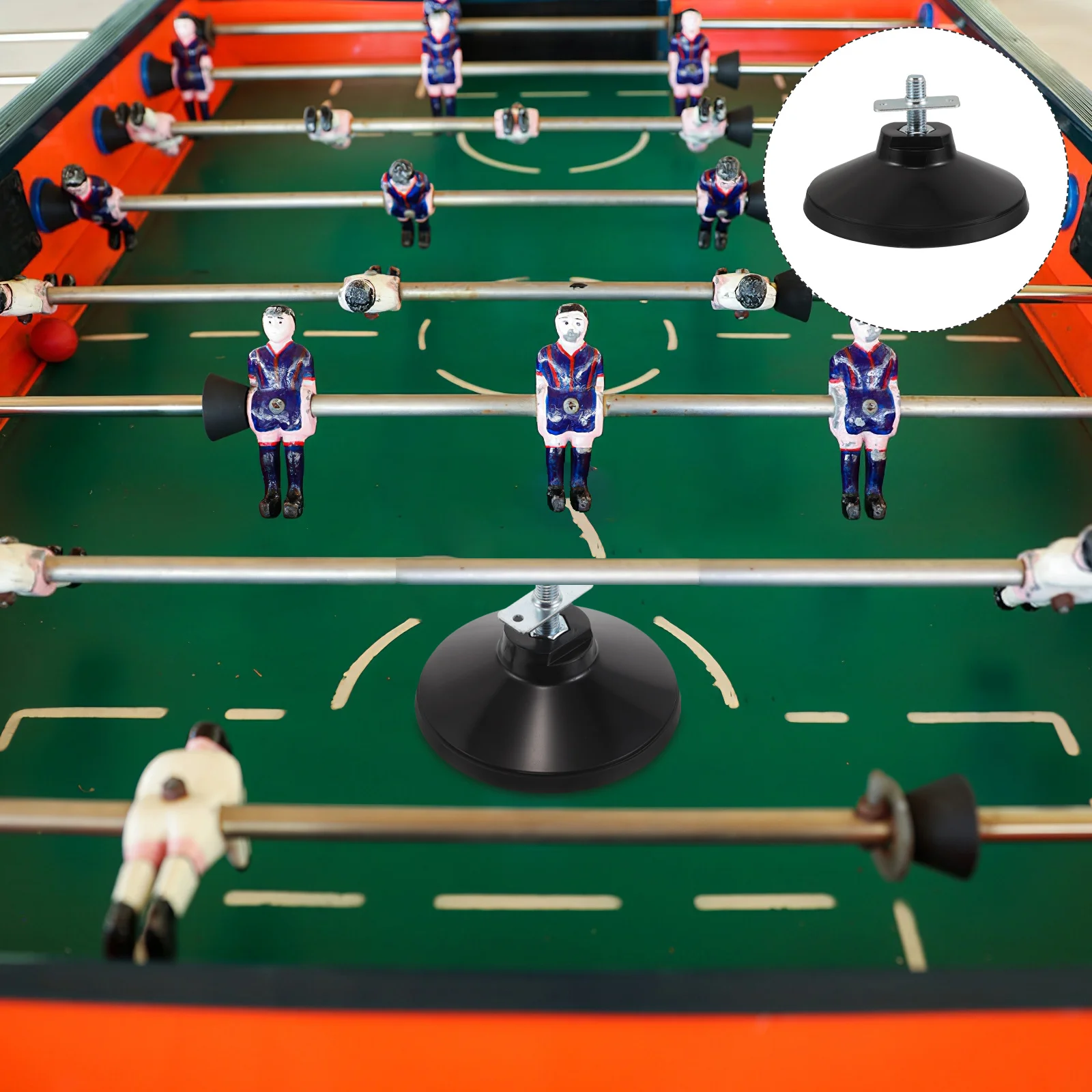 

2Pcs Table Football Machine Leg Levelers M12x3.2 Heavy Duty Adjustable Feet for Stable Foosball Table Office Game