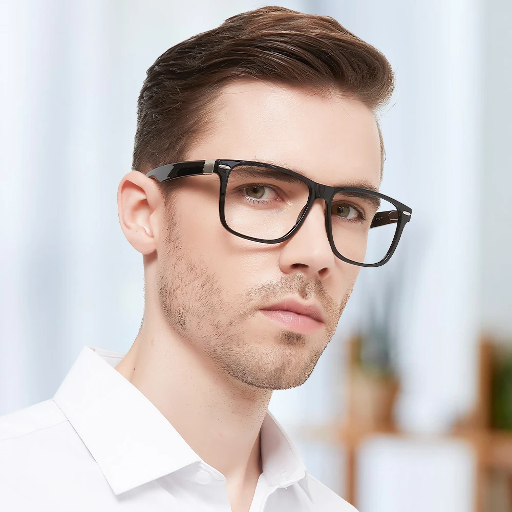 

Oversized Reading Glasses for Men Fashion Designer Eyewear Hyperopia Optical Glasses Big Frame 1.0 1.5 2.0 3.0