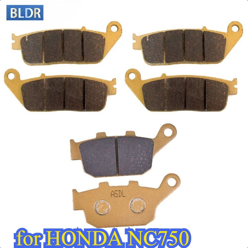 Motorcycle Front Rear Brake Pads For HONDA NC750D Integra Scooter DCT NC750 S NC750S NC750X ABS DCT