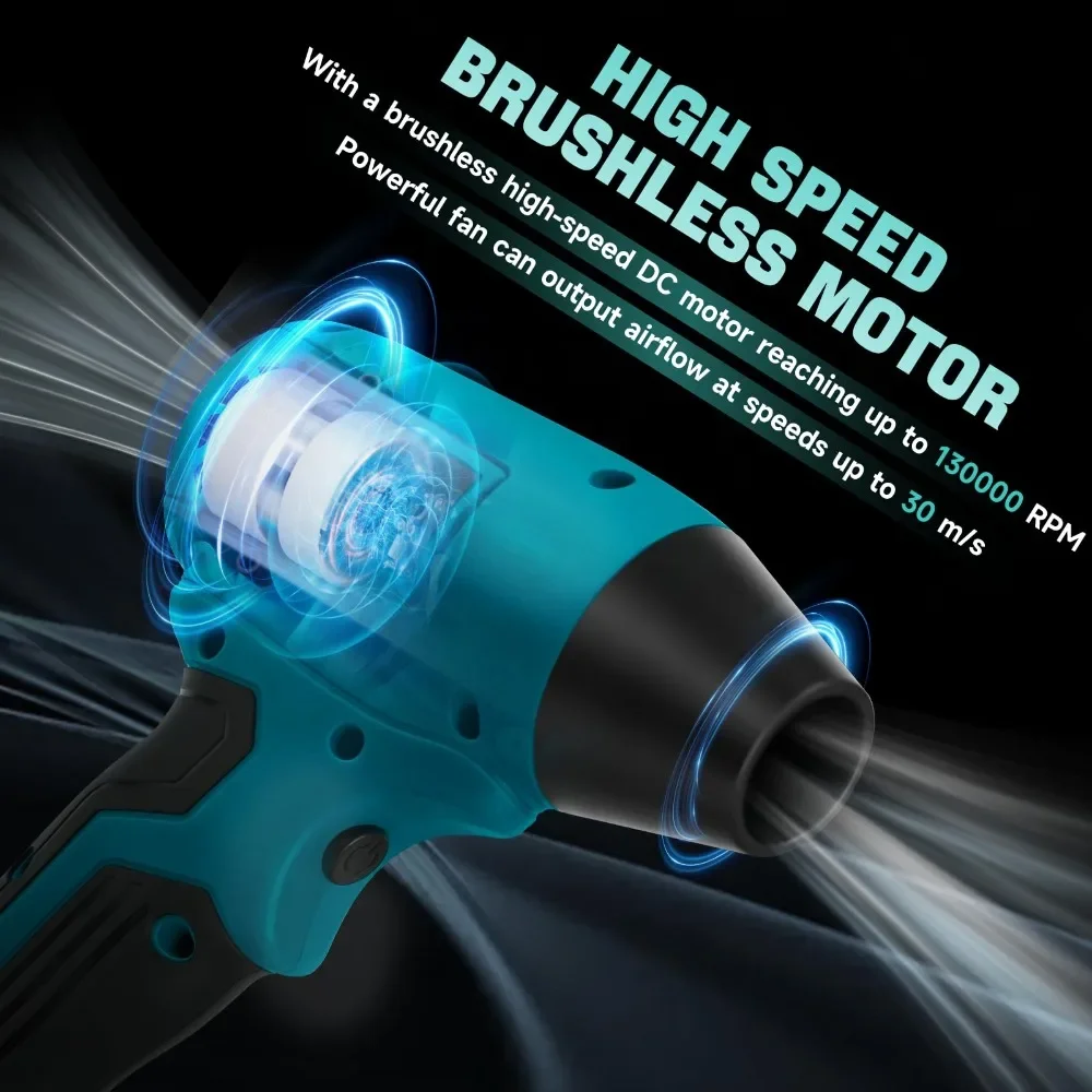 Power Tools Accessories for Bosch 18V Lithium Batteries TF05 Blowgun Cordless Blower Violent Air Gun Snow Leaf Dust Blower Tools
