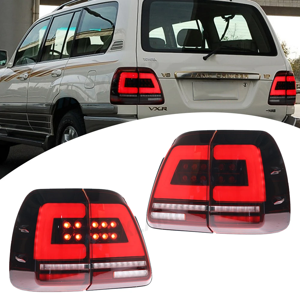 LED Tail Light Assembly For Toyota Land Cruiser 100 1998-2007 Taillight For Land Cruiser J100 Taillamp Rear Lamp Car Accessories