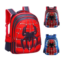 Zaino per bambini Spider King: Nylon impermeabile e grande capacità per bambini di 2-16 anni