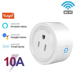 10A/20A Smart Plug WIFI Plug Voice Timer Power Wall Outlet Tuya Smart Life APP Remote Control Work with Alexa Google Home