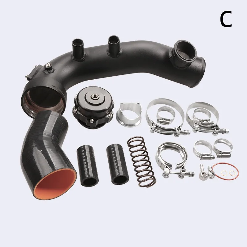 AIR INTAKE TURBO CHARGE HARD PIPE KIT 50MM BOV FOR BMW N54 E88 E90 E92 135i 335i 335