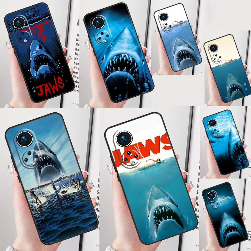 Funda con póster de película Jaws 1975, para Honor Magic 7 Pro 5 6 Lite Honor X9a X8a X8 X9 X8b X9c X9b 50 70 90 200 Pro