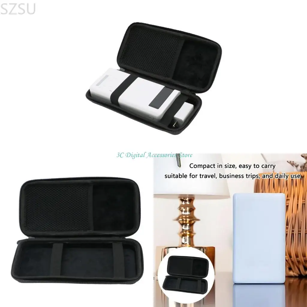SZSU Splashproof Storage Bag Scratchproof Hard Box Storage with Mesh Pocket